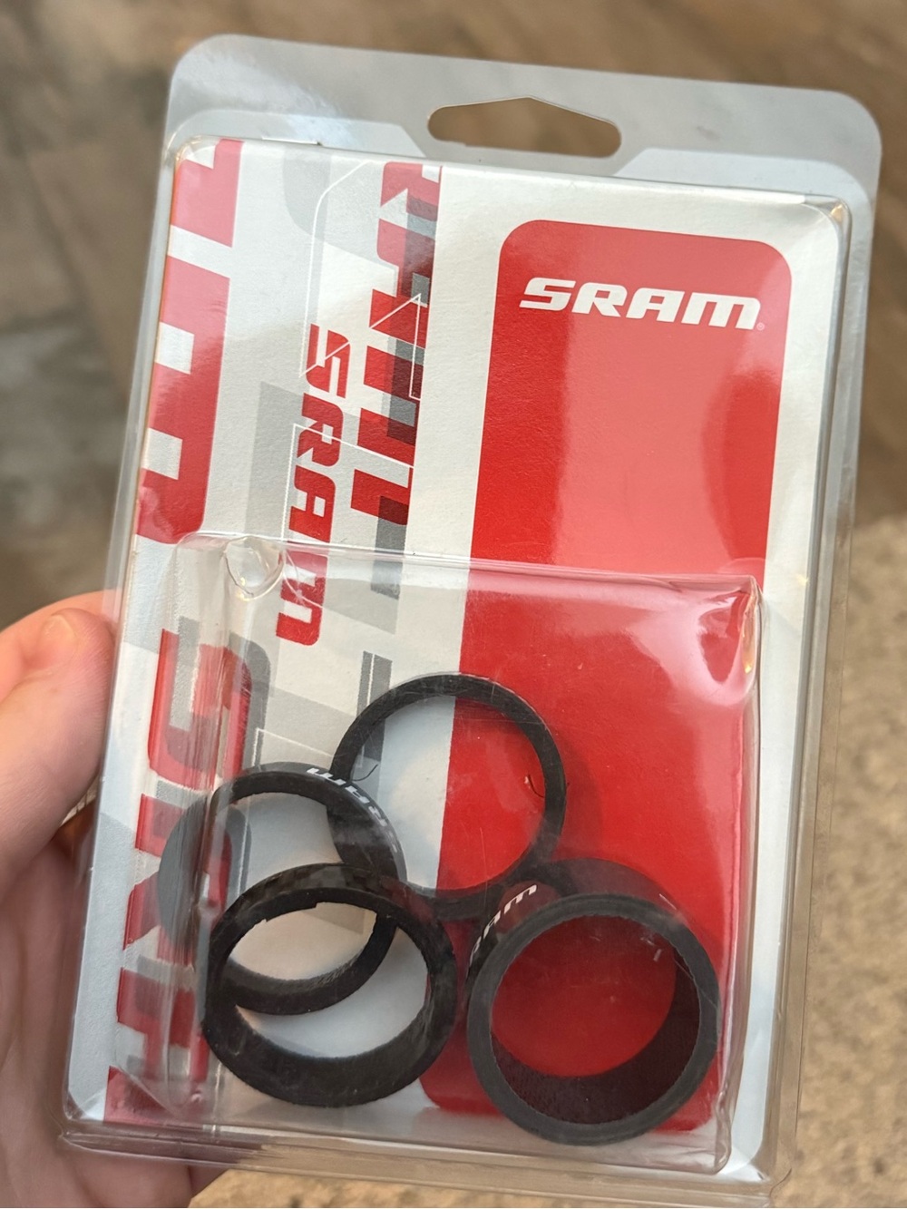 SRAM new in box Headset spacers carbon 5 10 15 mm